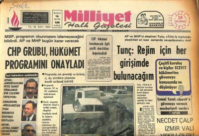 Milliyet Halk Gazetesi 28 Haziran 1977 - Yardım İsteyen Bir Rum Botunu Türk Deniz Otobüsü Kurtardı GZ85676 - 1