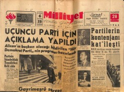 Milliyet Halk Gazetesi 28 Kasım 1960 - Menderesin Eşi Bugün Şahitlik Yapacak GZ70439 - 2
