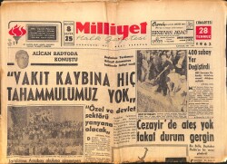 Milliyet Halk Gazetesi 28 Temmuz 1962 - Marilyn Monroe'nun İçyüzü - Mary Margaret Yeni Bir Rekor Kırdı GZ157890 - Gökçekoleksiyon