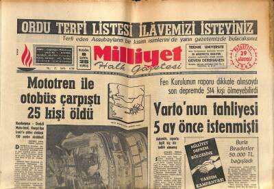 Milliyet Halk Gazetesi 29 Ağustos 1966 - Van İli de Atatürk Heykeline Kavuşuyor - Vartonun Tahliyesi 5 Ay Önce İstenmişti GZ121471 - 1