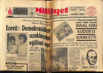 Milliyet Halk Gazetesi 29 Haziran 1967 - Yaşlı Atlar , Hayvan Pazarında Boyanıyor GZ74431 - 1