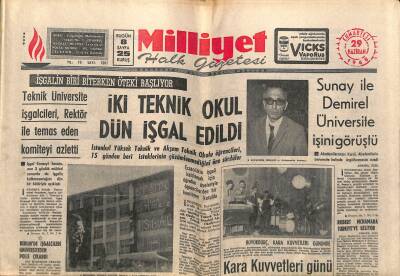 Milliyet Halk Gazetesi 29 Haziran 1968 - Çağlayangil NATO İçin Moskovada Nabız Yoklayacak GZ117683 - 1