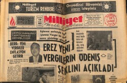 Milliyet Halk Gazetesi 29 Haziran 1970 - Vergi Kanunu Tartışması Genişliyor GZ72114 - 2