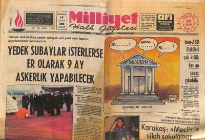 Milliyet Halk Gazetesi 29 Kasım 1979 - Kalorifer Yakıtı 20 Gündür Bulunmuyor GZ117640 - 1