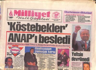 Milliyet Halk Gazetesi 29 Mart 1993 - Clintondan Saddama Af - Haliçte Deniz Bitti GZ119438 - 1