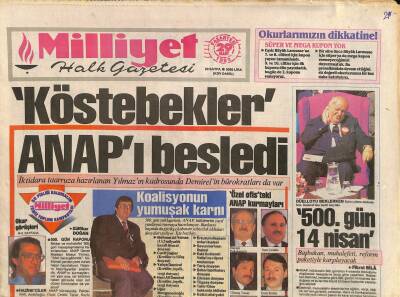 Milliyet Halk Gazetesi 29 Mart 1993 - Clintondan Saddama Af - Rusyada Öfke Dorukta GZ115161 - 1