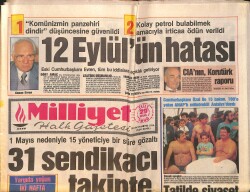 Milliyet Halk Gazetesi 29 Nisan 1990 - CIA'nın Korutürk Raporu - Cemile Kutgün Karakolluk GZ157859 - Gökçekoleksiyon