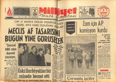 Milliyet Halk Gazetesi 3 Ağustos 1966 - Kosigin İstifa Etti...Ve Yeni Hükümeti Kurmakla Görevlendi GZ121501 - 1