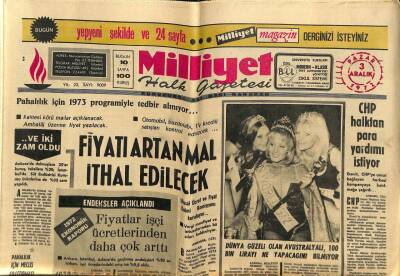 Milliyet Halk Gazetesi 3 Aralık 1972 - Dünya Güzeli Olan Avustralyalı , 100 Bin Lirayı Ne Yapacağını Bilmiyor GZ79168 - 1