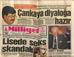 Milliyet Halk Gazetesi 3 Aralık 1989 - Ermeni Çizmeyi Aştı GZ62797 - 1
