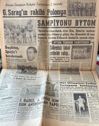Milliyet Halk Gazetesi 3 Ekim 1962 - Galatasarayın Rakibi Polonya Şampiyonu Bytom - Ankarada Bazı Gazeteler Ve AP Merkezi Tahrip Edildi GZ121610 - 2