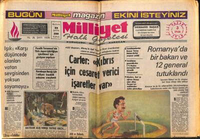 Milliyet Halk Gazetesi 3 Eylül 1978 - Türkiyenin Petrol Arama Bölgeleri 18e Çıkarıldı GZ77597 - 1