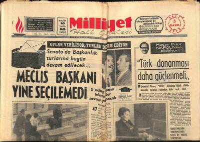 Milliyet Halk Gazetesi 3 Kasım 1970 - Bulgarlar Sınır Görüşmesine Gelmeyi Kabul Etti GZ88885 - 1
