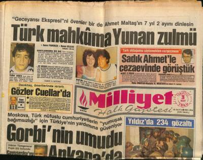 Milliyet Halk Gazetesi 3 Mart 1990 - Seda Sayanı Bu Gece Üç Şarkısıyla Dinleyeceğiz GZ62723 - 1