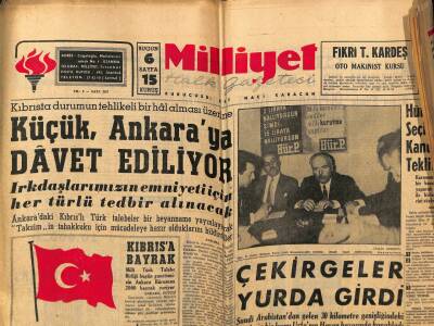 Milliyet Halk Gazetesi 3 Nisan 1958 - 27 Dakikada Dört Kanun Kabul Edildi GZ74554 - 1