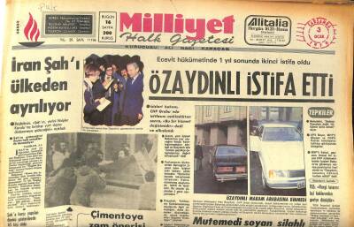 Milliyet Halk Gazetesi 3 Ocak 1979 - 953 Yıl Önce Batmış Bir İslam Gemisi Bulundu GZ85920 - 1