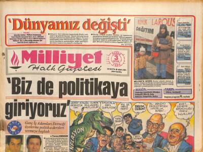Milliyet Halk Gazetesi 3 Ocak 1993 - Rıdvan Dilmen Antrenör Oluyor - İnönünün Abant Keyfi GZ126263 - 1