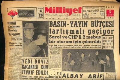 Milliyet Halk Gazetesi 3 Şubat 1959 - Cingöz Cemil 200 Kişiyi Dolandırdı GZ86141 - 1