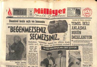 Milliyet Halk Gazetesi 3 Temmuz 1969 - Gönül Yazar Sahte Evrak Düzenlemekten Yargılandı GZ88776 - 1