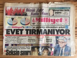 Milliyet Halk Gazetesi 30 Ağustos 1987 - Avrupa Madonnayı Tartışıyor GZ72848 - 2