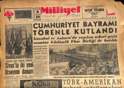 Milliyet Halk Gazetesi 30 Ekim 1958 - Afyon Ticaret Odası Seçimleri Geri Bırakıldı GZ85589 - 1