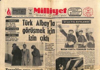Milliyet Halk Gazetesi 30 Ekim 1970 - TİP Kongresini 134 Delege Boykot Etti GZ88883 - 1