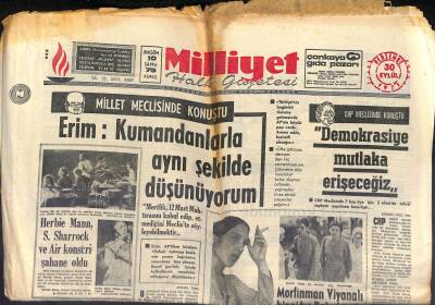 Milliyet Halk Gazetesi 30 Eylül 1971 - Vietnamda Cephede Askerlere Pırlanta Satan Türk Döndü GZ118748 - 1