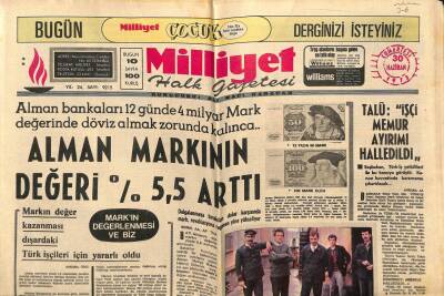 Milliyet Halk Gazetesi 30 Haziran 1973 - Markın Değer Kazanması Dışardaki Türk İşçileri İçin Yararlı Oldu GZ79179 - 1