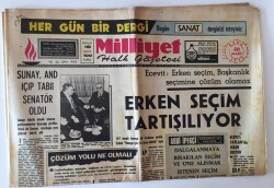 Milliyet Halk Gazetesi 30 Mart 1973 - Erken Seçim Tartışılıyor GZ11407 - 2