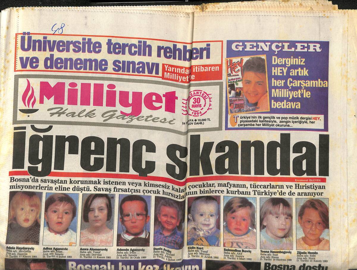 Milliyet Halk Gazetesi 30 Mayıs 1994 - Feyyaz'a Ceza Geliyor - Çiller Hayali Röportajda GZ153148 - 1