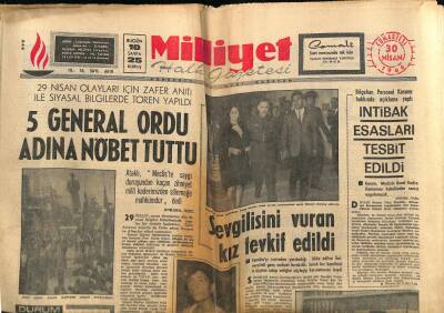 Milliyet Halk Gazetesi 30 Nisan 1966 - İntibak Esasları Tesbit Edildi GZ70529 - 1