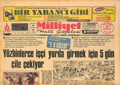 Milliyet Halk Gazetesi 30 Temmuz 1981 - Prens Charles İle Lady Diananın Düğünü 80 Dakika Sürdü - İrandaki Depremde 4-5 Bin Kişi Öldü GZ126567 - 1