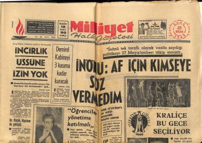 Milliyet Halk Gazetesi 31 Ekim 1969 - Demirel Kabineyi 3 Kasıma Kadar Kuracak GZ88893 - 1