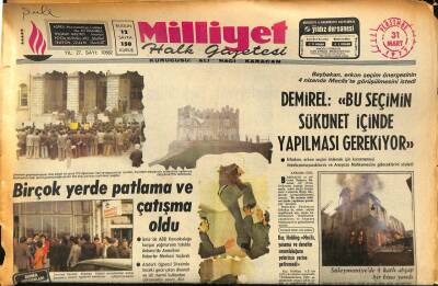 Milliyet Halk Gazetesi 31 Mart 1977 - Eczacıbaşında Grev Başladı Ve Lokavt Kararı Alındı GZ87051 - 1