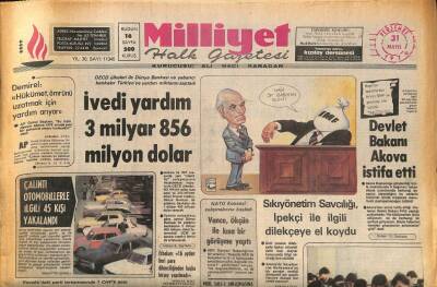 Milliyet Halk Gazetesi 31 Mayıs 1979 - Sıkıyönetim Savcılığı , İpekçi İle İlgili Dilekçeye El Koydu GZ85610 - 1