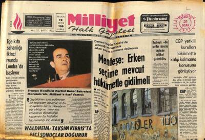 Milliyet Halk Gazetesi 31 Ocak 1977 - İstanbul Barosu , Cinayetlerin Sorumlularını Saptayacak GZ70546 - 2