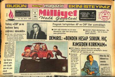 Milliyet Halk Gazetesi 31 Temmuz 1977 - Gençlerimiz Basketbolda Avrupa Şampiyonu GZ86514 - 1