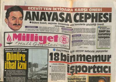 Milliyet Halk Gazetesi 31 Temmuz 1987 - Piyasaya Sürülen 6 Milyarlık Tahvili Alanlar Yandı GZ105254 - 1