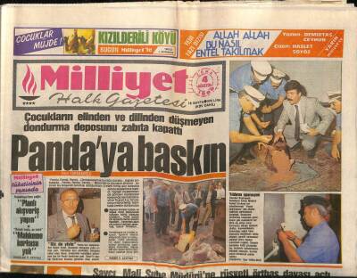 Milliyet Halk Gazetesi 4 Ağustos 1989 - Çocukların Elinden Ve Dilinden Dilinden Düşmeyen Dondurma Deposunu Zabıta Kapattı GZ87600 - 1