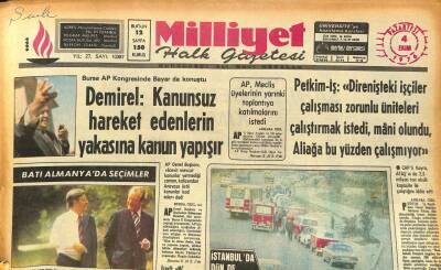 Milliyet Halk Gazetesi 4 Ekim 1976 - Erbakan TRT Müdürü Mutlaka Değişecektir GZ85657 - 1