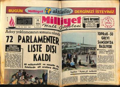Milliyet Halk Gazetesi 4 Eylül 1973 - İtalyada Kolera Kurbanlarının Sayısı 14ü Buldu GZ74912 - 1