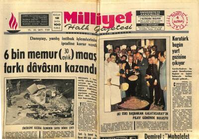 Milliyet Halk Gazetesi 4 Haziran 1973 - Korutürk Bugün Yurt Gezisine Çıkıyor GZ79105 - 1