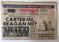 Milliyet Halk Gazetesi 4 Kasım 1980 - Anayasa Mahkemesi, 163. Maddenin Anayasaya Aykırı Olmadığını Kararlaştırıldı GZ11099 - 2