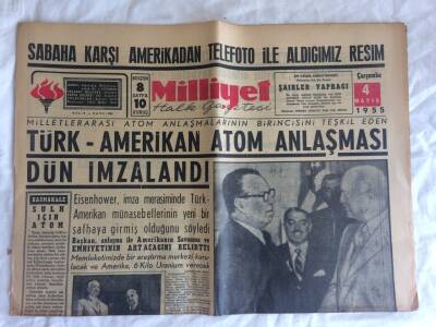 Milliyet Halk Gazetesi 4 Mayıs 1955 - Rossano Brazzi Türk Padişahı Olmak İstiyor GZ73542 - 1