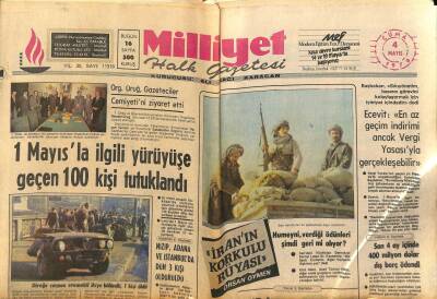Milliyet Halk Gazetesi 4 Mayıs 1979 - Fatma Girik , Kan Götürdüğü Hastaneden Kovulduğunu Öne Sürdü GZ69551 - 3