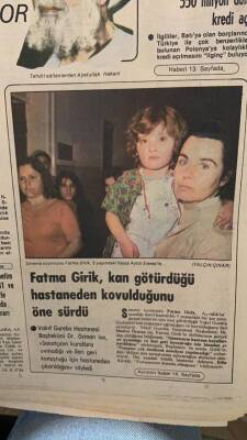 Milliyet Halk Gazetesi 4 Mayıs 1979 - Fatma Girik , Kan Götürdüğü Hastaneden Kovulduğunu Öne Sürdü GZ69551 - 2