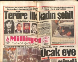 Milliyet Halk Gazetesi 4 Şubat 1992 - Semra Özal'a 6 Müfettiş - Kırıkkale'de Talihsiz Kaza...Uçak Eve Girdi GZ157861 - Gökçekoleksiyon