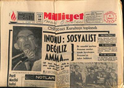 Milliyet Halk Gazetesi 4 Temmuz 1970 - Çağlayangil Konseyde Hastalandı - Sebende Orman İşletme Merkezi İşgal Edildi GZ92608 - 1