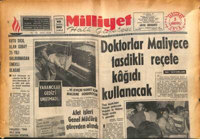 Milliyet Halk Gazetesi 5 Ağustos 1970 - Kötü Sicil Alan Subay 25 Yılı Doldurmadan Emekli Olacak GZ106648 - 1