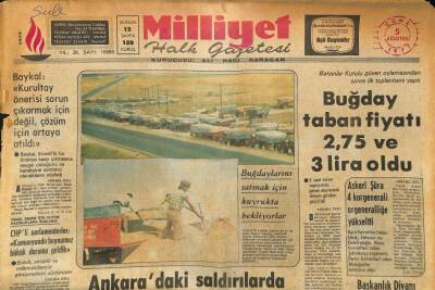 Milliyet Halk Gazetesi 5 Ağustos 1977 - Carter Dünya Büyük Bir Devlet Adamını Kaybetti GZ86510 - 1